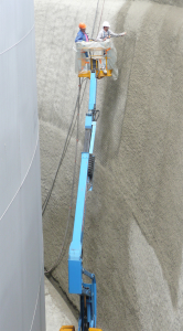 Projection enduit bouclier thermique