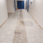 Réfection des couloirs de l'hôpital de Morlaix
