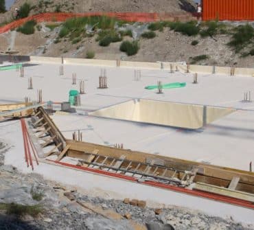 Cuvelage extrados pour un hôtel de bord de mer au Pouliguen