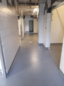 Rénovation du sol d'une cuisine collective à Vannes