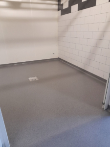 Rénovation du sol d'une cuisine collective à Vannes