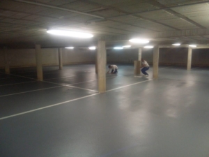 Rénovation d'un parking de résidence en sous-sol