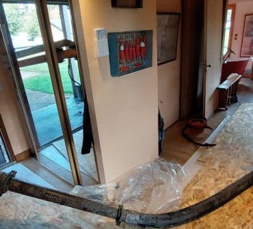 Traitement d’une remontée d’humidité par un cuvelage en béton