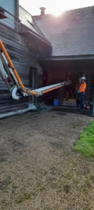 Pose d'une cuvelage béton