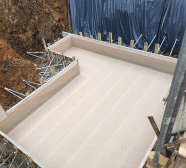 Réalisation d’un cuvelage extrados pour la future chaufferie bois de Plérin